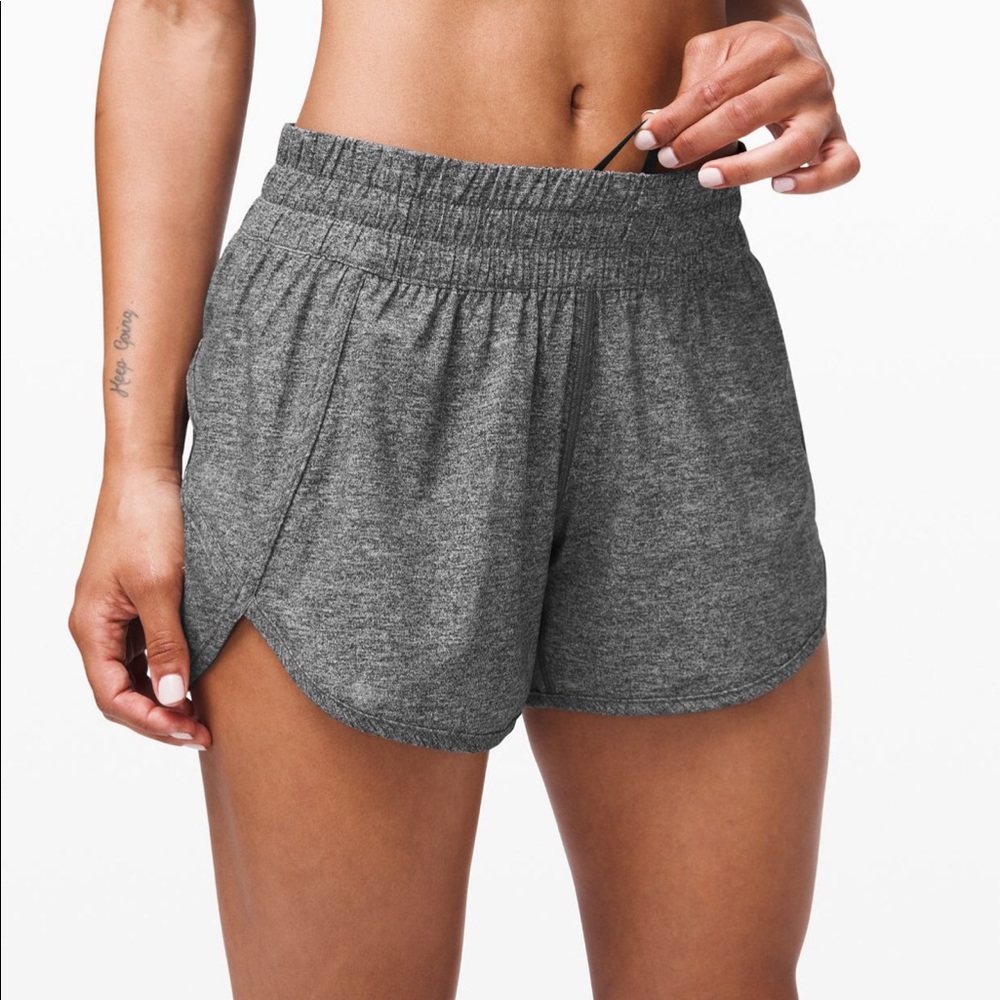 Lululemon Tracker shorts heather lux multi size 12